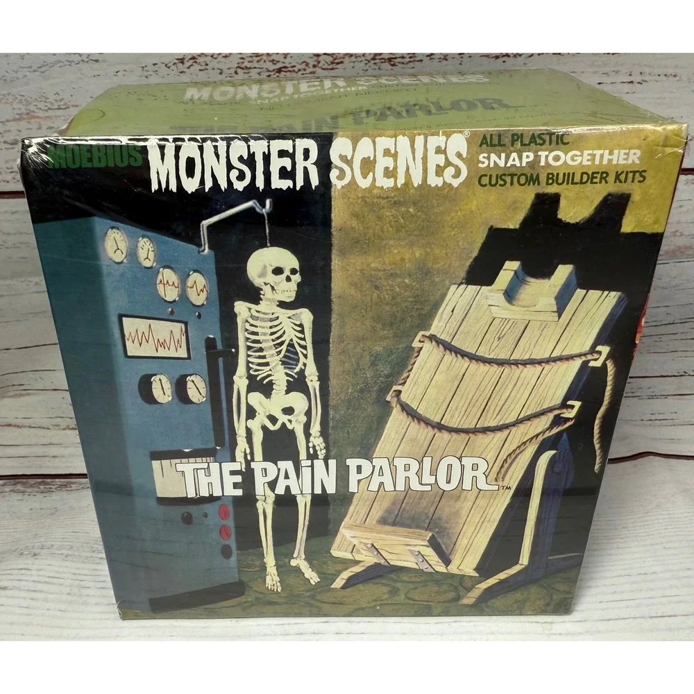 Moebius Models Monster Scenes The Pain Parlor, Mr Deadly and Frankenstein 3 lot
